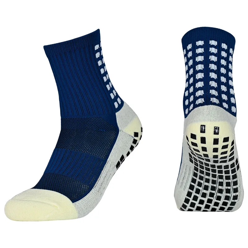 Unisex Anti Slip Football Socks Outdoor Sport Grip Soccer Socks For KIids and Adults