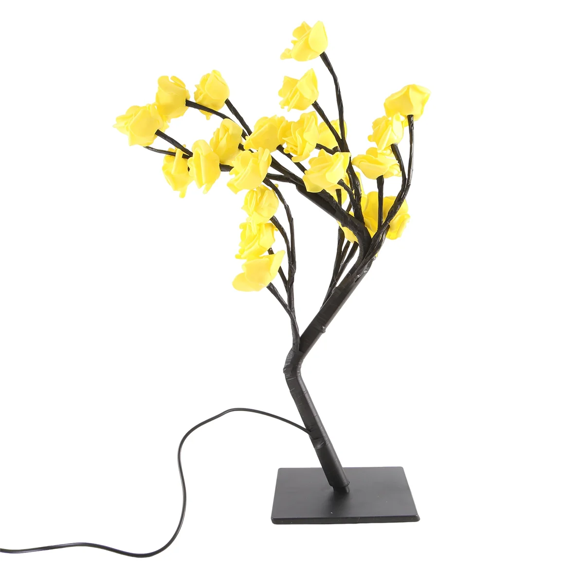 LED Rose Flower Lamp, USB Christmas Tree Night Lights, Perfect for Parties, Weddings, Bedrooms and Mother'S Day Gift-B