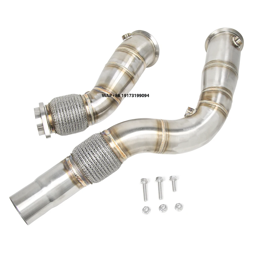 

Racing Downpipe for B-MW F80 M3 2015-2019 F82 M4 S55 2021+ F87 M2 2021+ S55 304 Stainless Steel