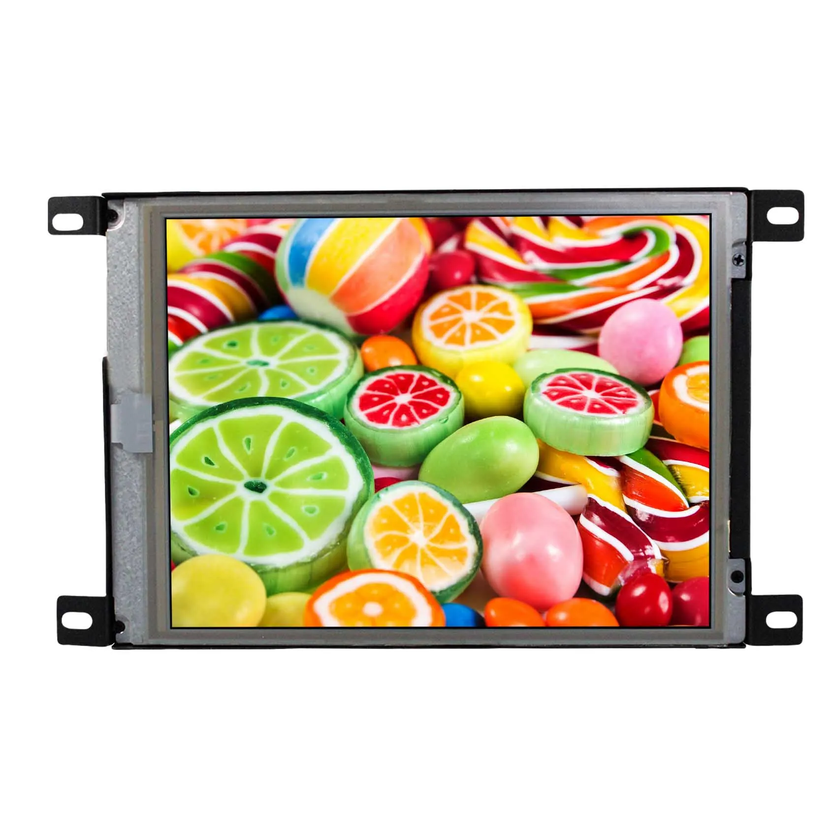 

8.4" 800X600 Resistive Touch LCD Monitor HD MI USB Port Metal Case