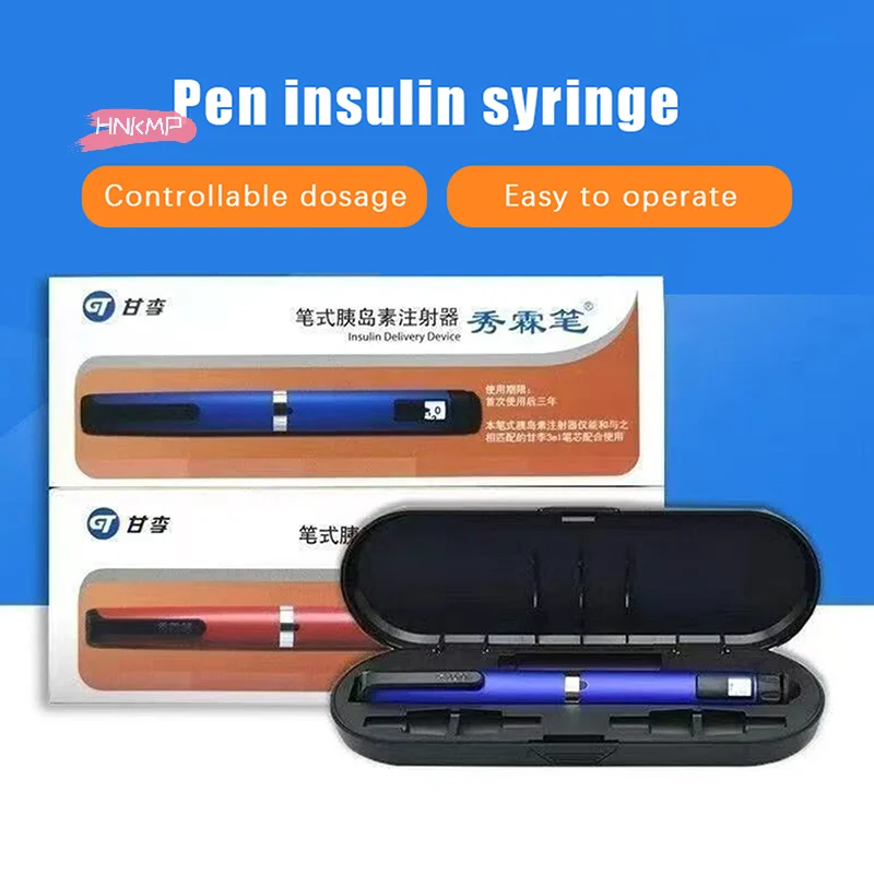 H-1Pcs Portable Pen 3ML Insulin Injection Pen Household Insulin Syringe People With Diabetes Diabetic Scale