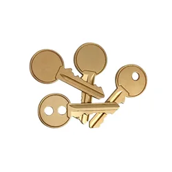 Keymaster Gimmicks online Instructions Magic Tricks Moving Hole on Key Close Up Illusions Mentalism Comedy Props