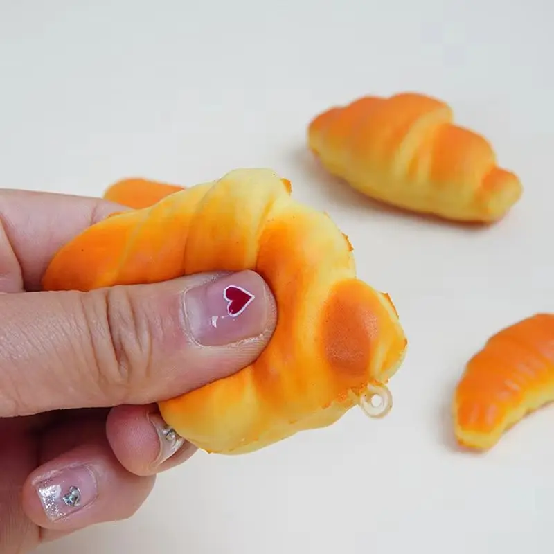 

Подвеска для ключей с имитацией хлеба и еды, французская булочка, круассан, ананас, подвеска, сделай сам, креативный забавный аксессуар для женских сумок