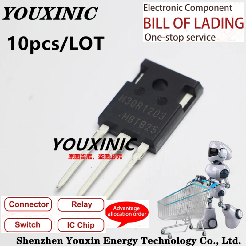 YOUXINIC 2018+ 100% new imported original  IHW30N120R2 H30R1202  IHW30N120R3 H30R1203   IPW60R099C6 6R099C6  TO-247 transistor