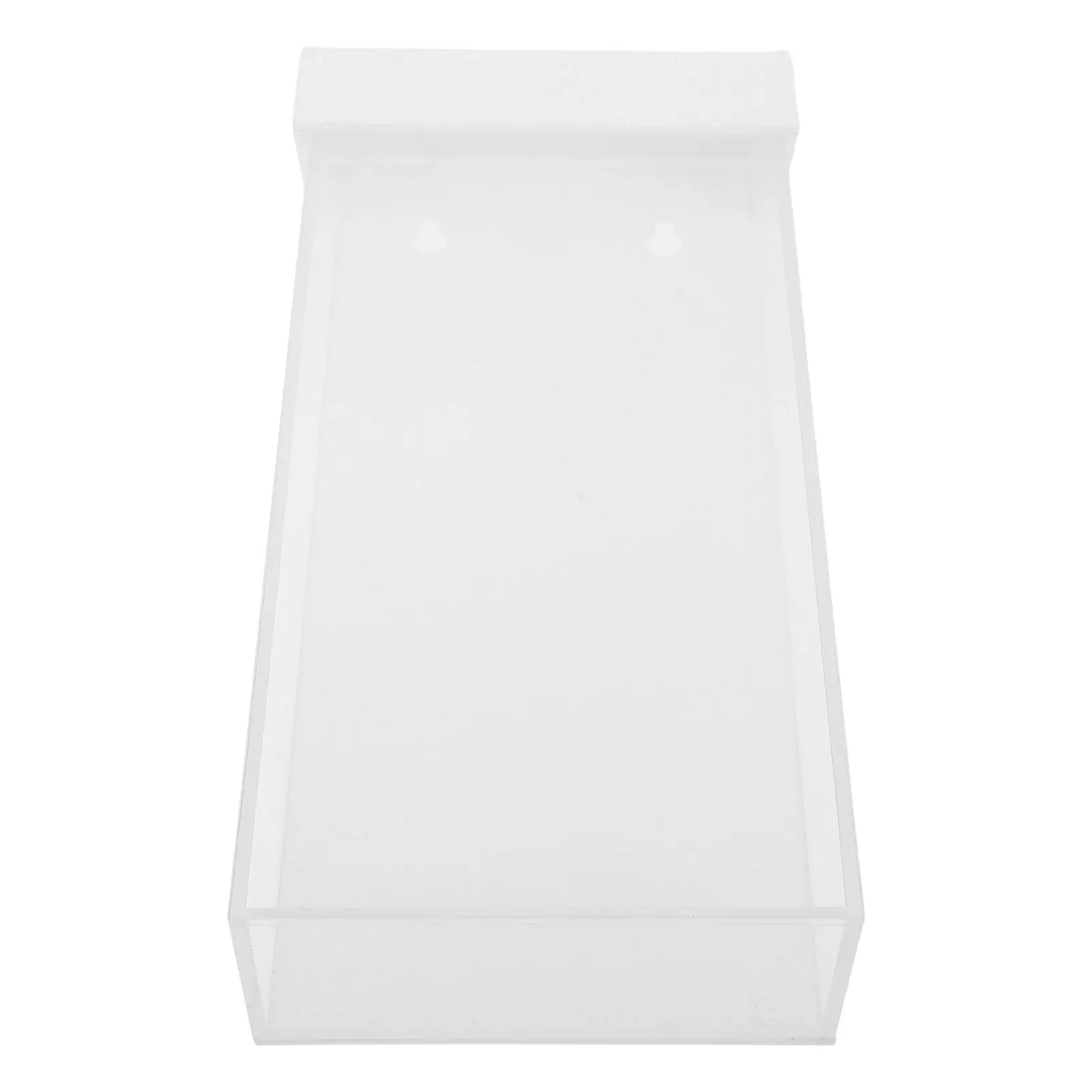 Acrylic Brochure Holder with Lid Clear Literature Display Rack for Magazines Pamphlets Flyers Wall Mounted Marketing Material