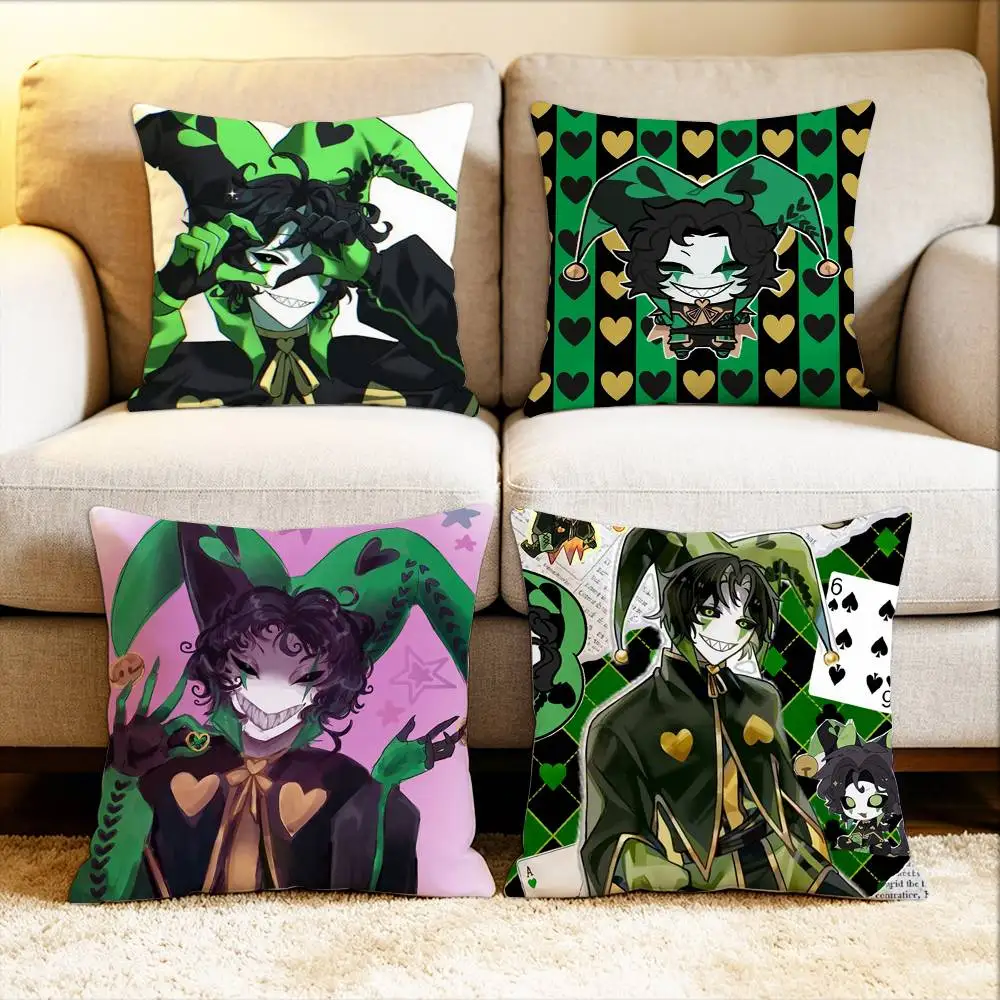 

T-The F-Freak C-Circus H-Harlequin Various Sizes Square Pillow Case For Car Home Bedchamber Decor