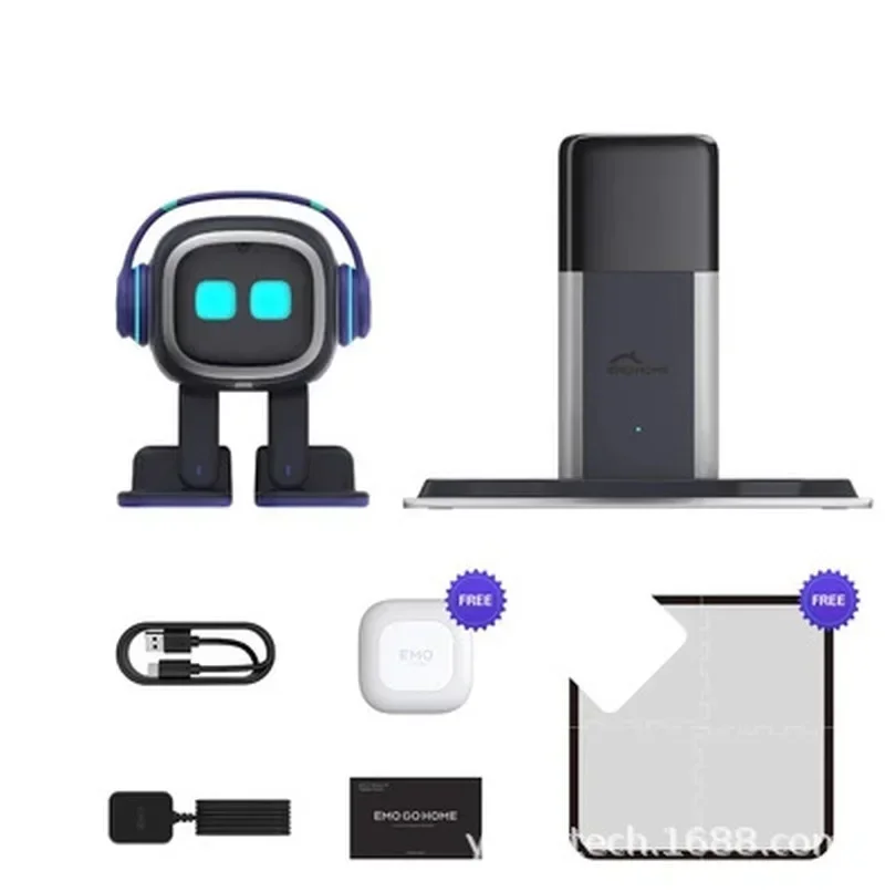 New Emo Robot Pet Emopet Intelligent Companion Ai Emotional Communication Future Voice Robot for Home Desktop Toys Kids Gift