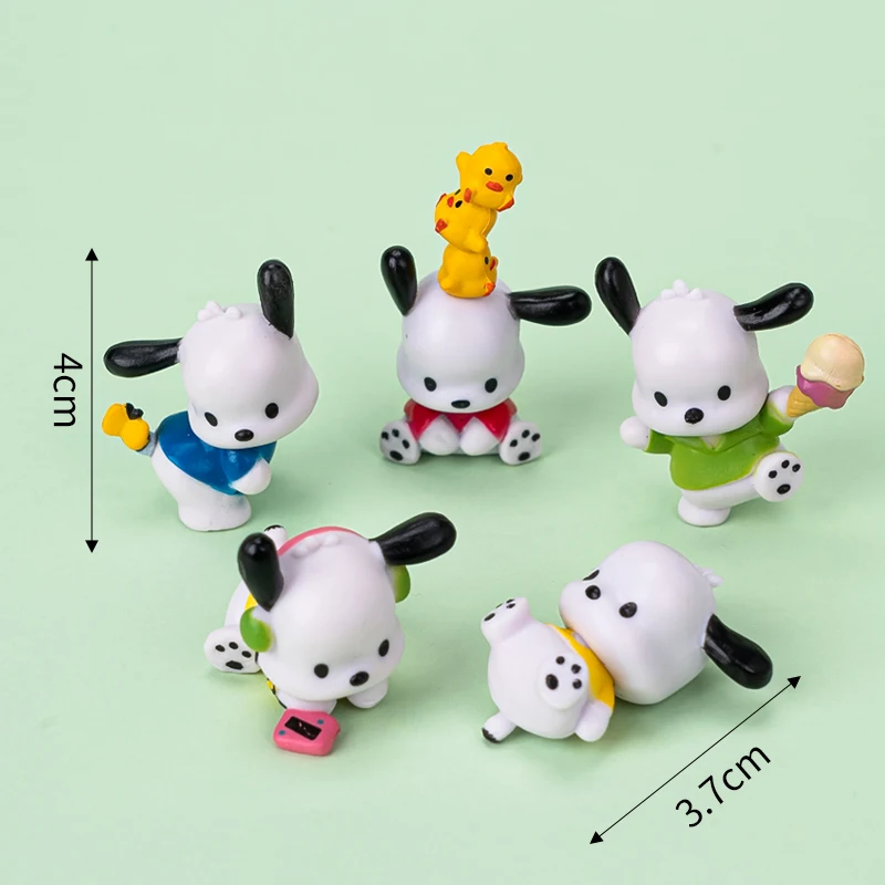 

5pcs Cartoon Toys Kawaii Dolls Action Anime Figures PVC Model Kids Toys for Children Birthday Gifts