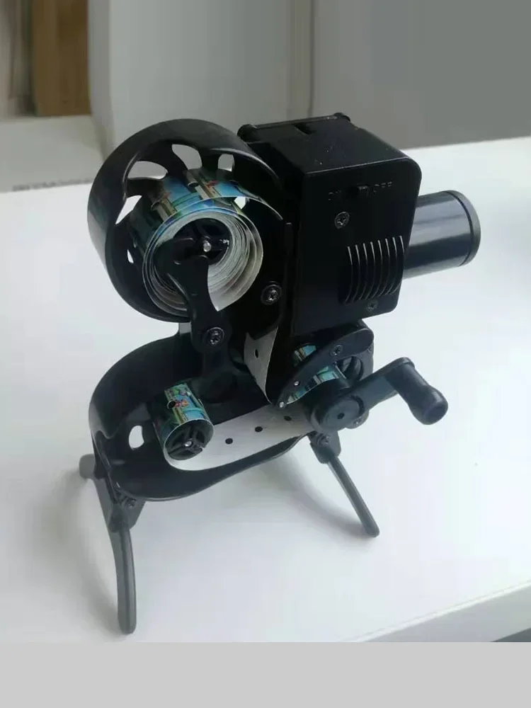 Classical Hand-Cranking Projector Assembly Model Film Principle Old-Fashioned Cinematograph Children's Science Toys