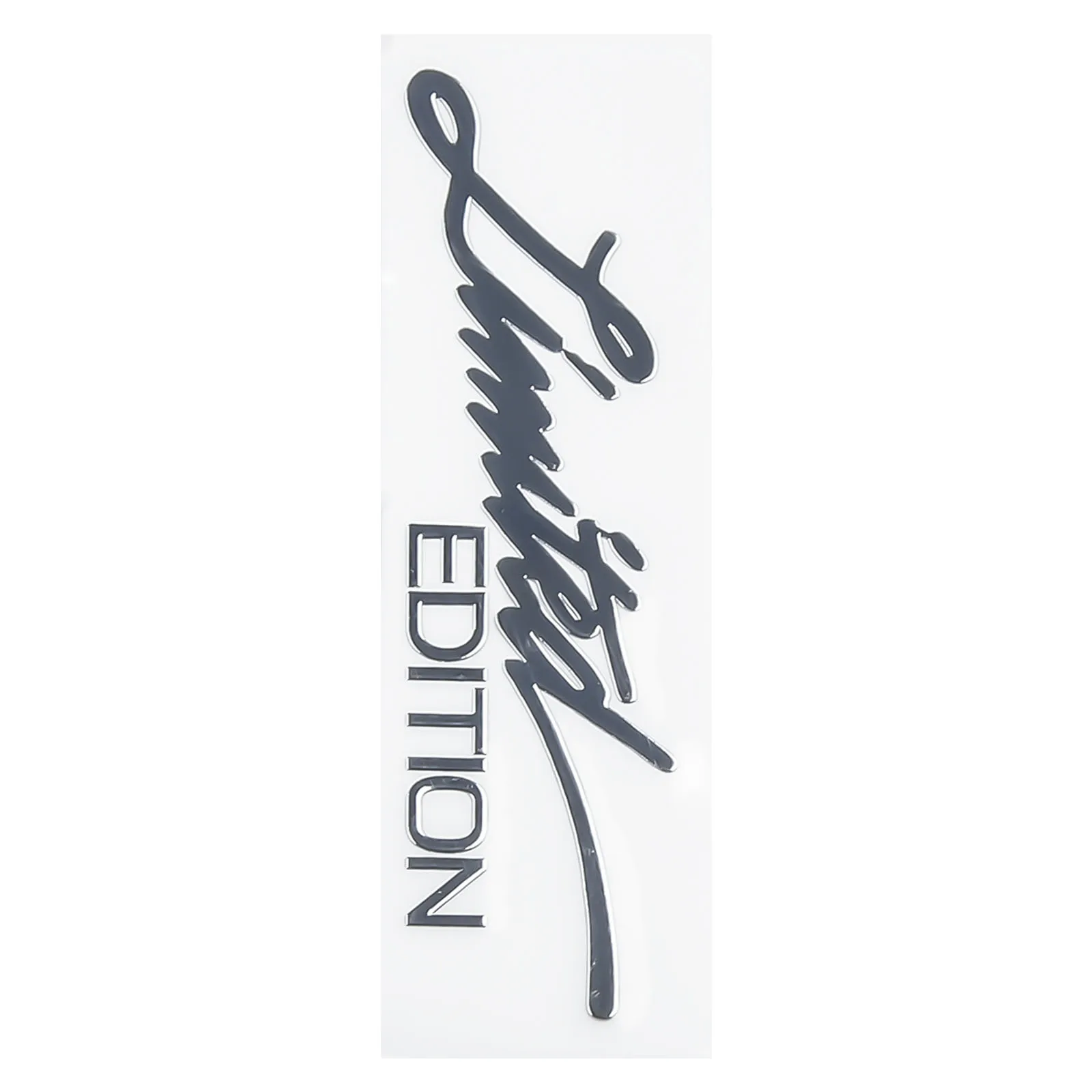 2x for Silver Limited Edition Logo Badge Metallic Stickers Car Accessories Fine Appearance High-quality Accessories