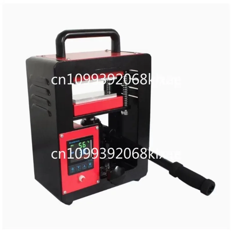 Heat transfer printing machine Small hot press Manual hydraulic upper and lower plate high pressure machine 6 * 12cm press