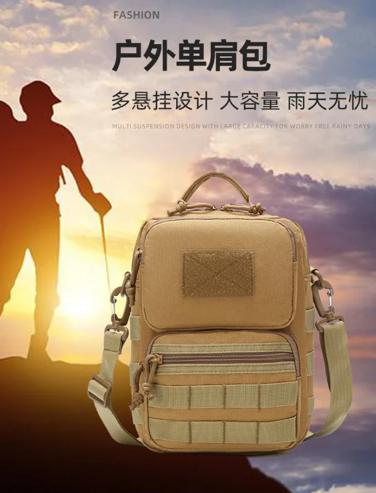 Outdoor Sports Crossbody Shoulder Bag Men's Chest Pack Handbag Hiking Camping Sling bags Trekking Hunting backpacks bolsos purse