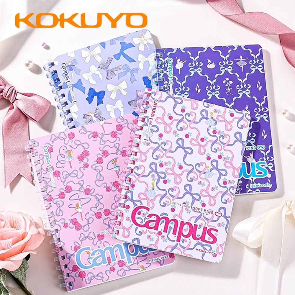 japao-kokuyo-limitado-bobina-macia-livro-a6-caderno-diario-nao-e-facil-de-ser-estranho-estudante-artigos-de-papelaria-material-escolar