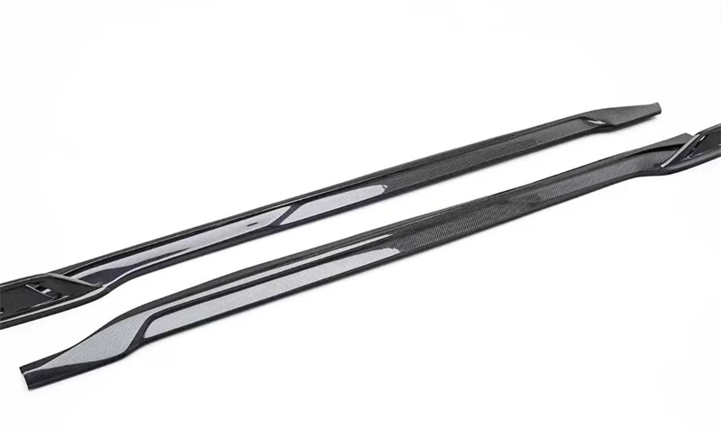 Para BMW XM 2023 2024 2025 ReaI parachoques de fibra de carbono seco labio delantero labio trasero faldas laterales ala trasera cuchillo de viento Baojiao Kit de alerón