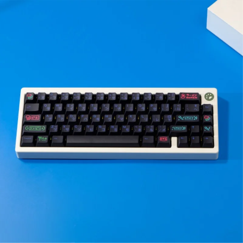 

129 клавиш ночной жизни колпачок Cherry Profile PBT сублимированные персонализированные колпачки для клавиш Cherry MX Switch игровая механическая клавиатура