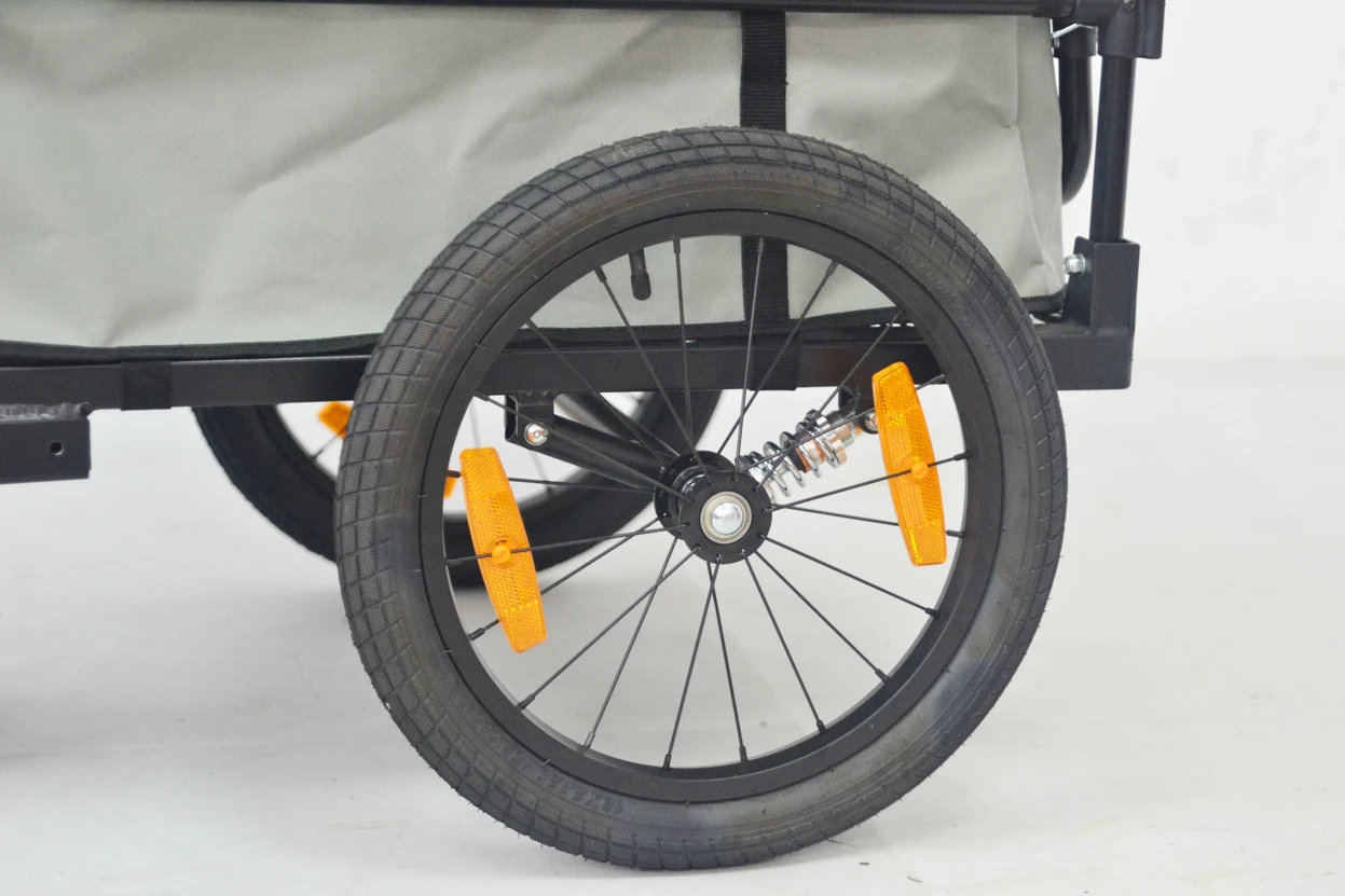 Przyczepka rowerowa, przyczepka bagażowa, przyczepka z aluminium, funkcja trzy w jednym, przyczepka do jazdy, mała przyczepka kempingowa, przyczepka na towary, składana