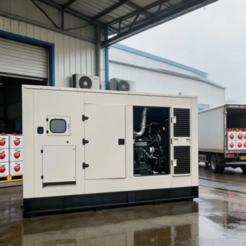 ATS Automatic Transfer Switch Diesel Generator Set 50kW 62.5kVA Silent Genset for Office Backup Power Supply Use Site Project