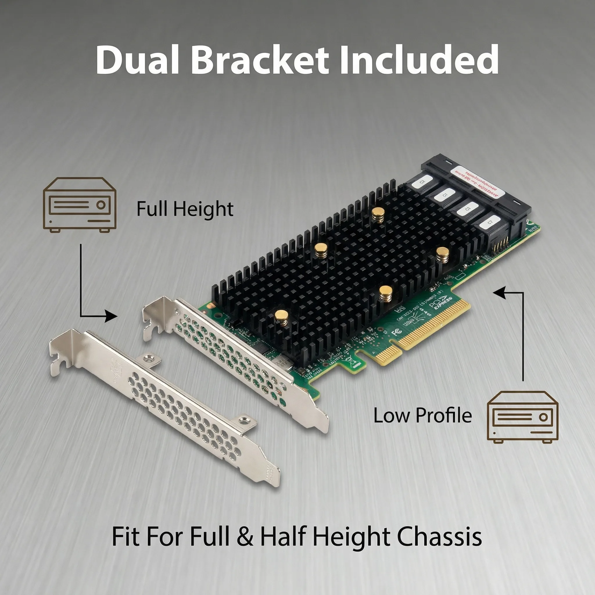 

LSI 9400-16i 9400-8i HBA 12 Gbps PCIe 16 Port IT Mode JBOD
