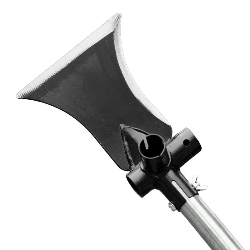 Sickle Gardening Tool Gardening Hand Hoe Weeding Sickle Long Handle Multi-Function Cleaning Shovel Rake Flexible For Loose Soil