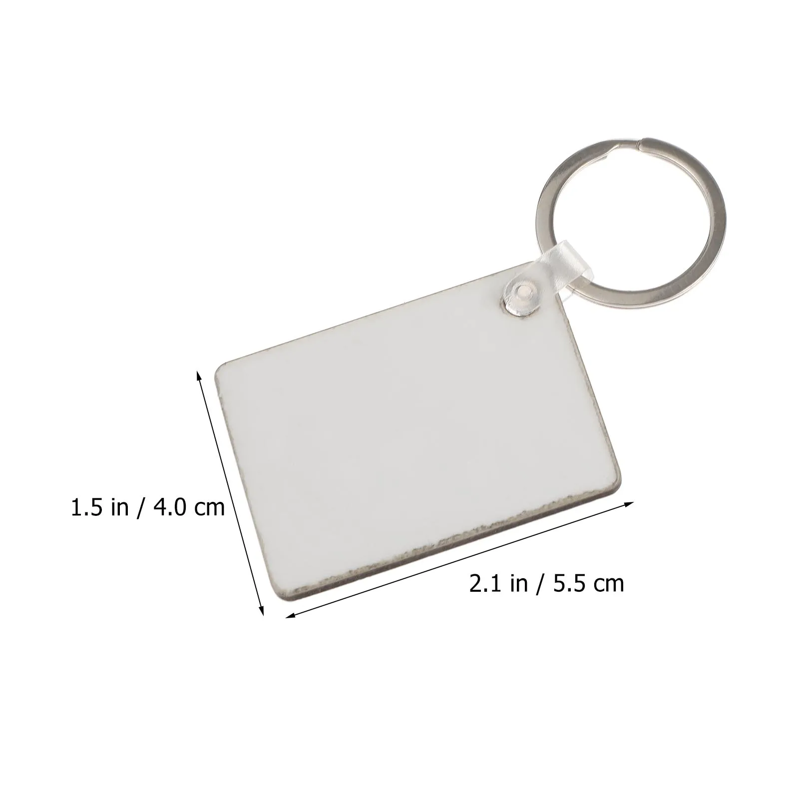 

36pcs Kit Acrylic Sublimation Blanks Heat Transfer Keychain Heat Transfer DIY Materials Jewelry Accessories Perfect Gifts