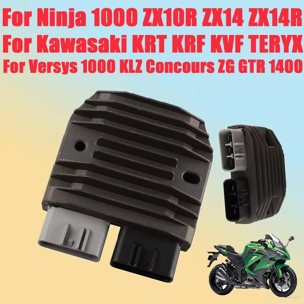 

Motorcycle Voltage Regulator Rectifier For Kawasaki Versys 1000 KLZ Concours ZG GTR 1400 Ninja 1000 ZX10R ZX14 ZX14R KRT KRF KVF