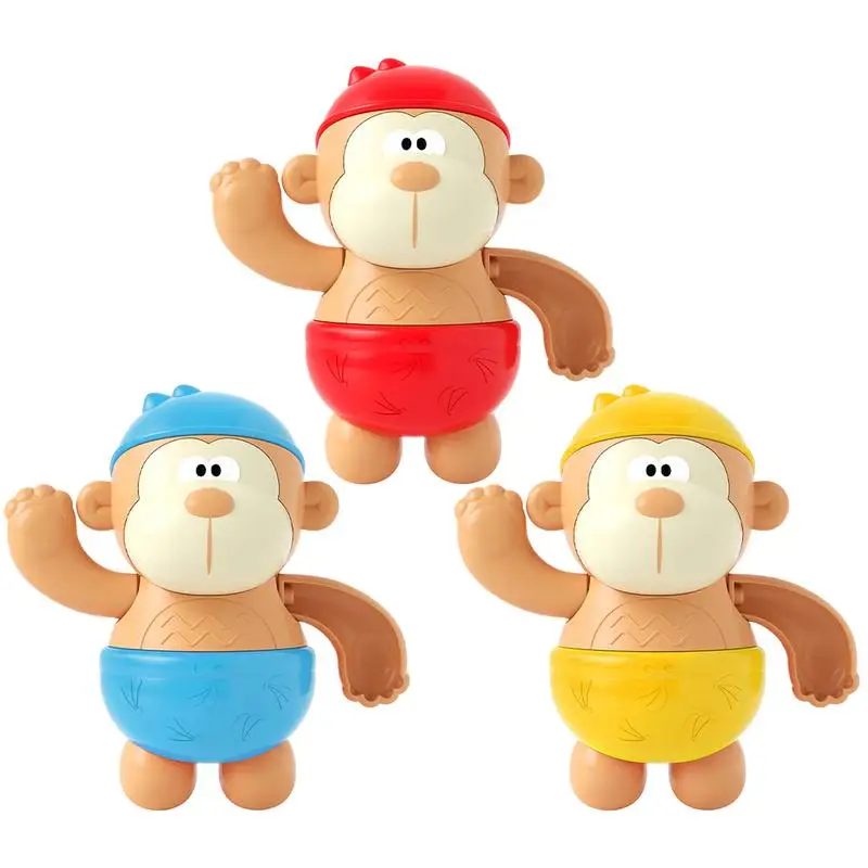 Monkey Bath Toy For Kids  Children Bathroom Monkey Swimming Bathtub Bath Shower Toy Wind-Up Kids Bath Toys for Kids