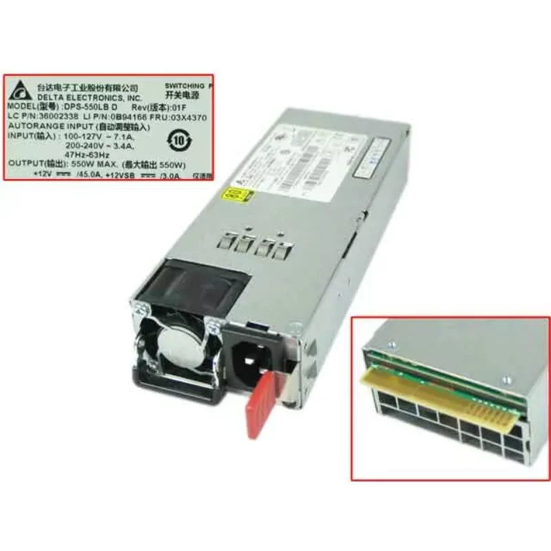 

Delta Electronics DPS-550LB D Server Power Supply 550W Power Supply Unite Server Computer