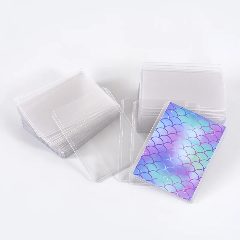 10pcs Transparent Card Cover Protective Holder Silicone PVC Waterproof Credit ID Business Card Porte Carte Bank ID Card Sleeve