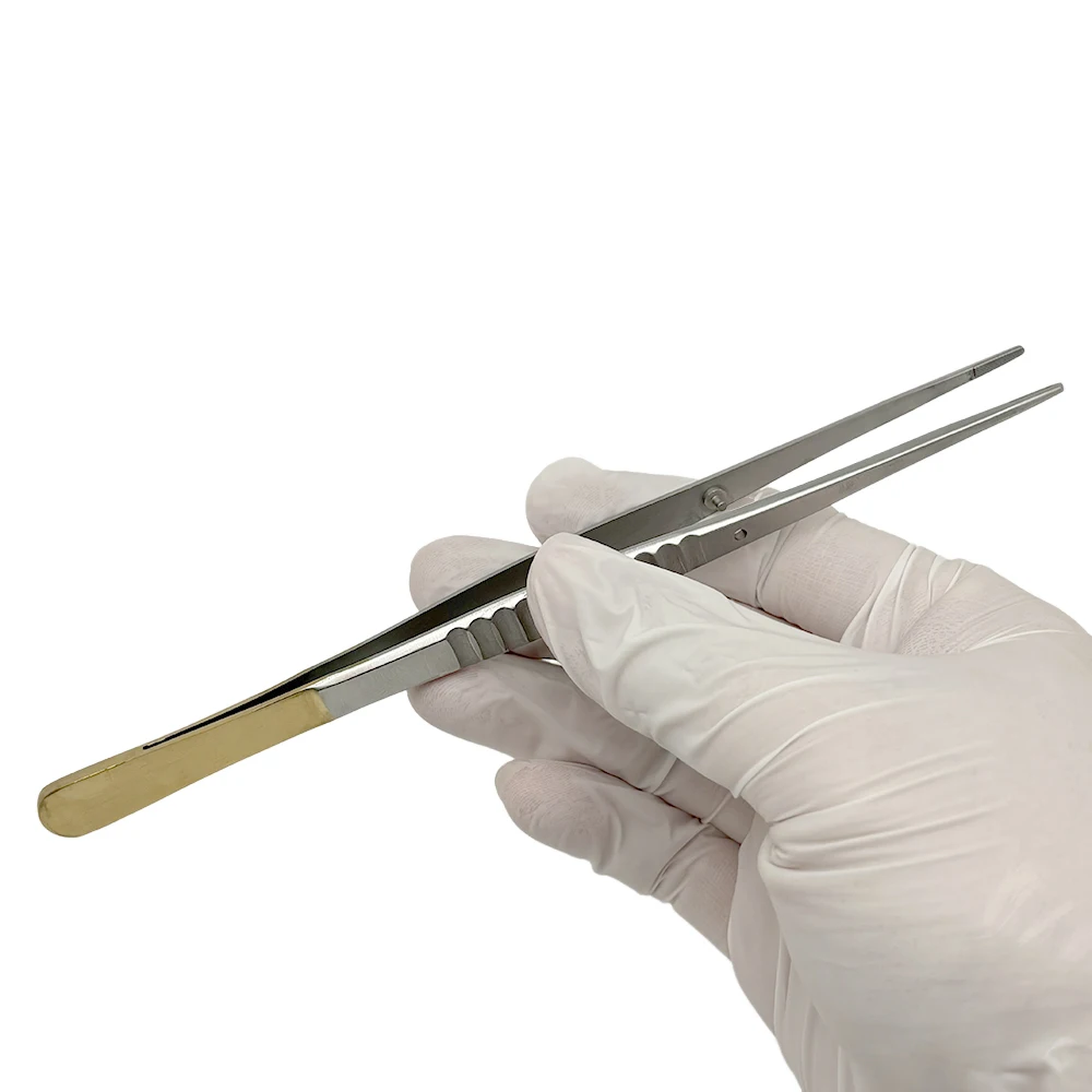 Dental Orthodontic Implant Castroviejo Needle Holders Ce Tool Implant Straight Forceps with Tc 18Cm Dentist Instrument Tools