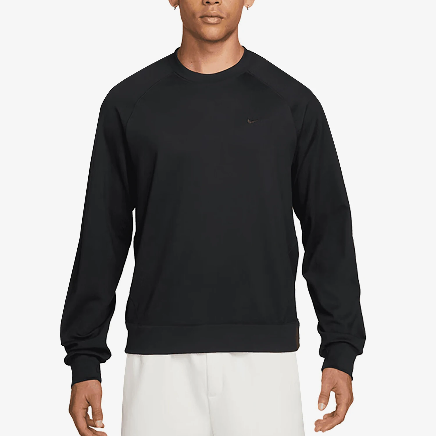 Nike Authentic S New Men's Black Skin-Friendly Warm Simple Round-Neck Pullover Hoodie II1303-010