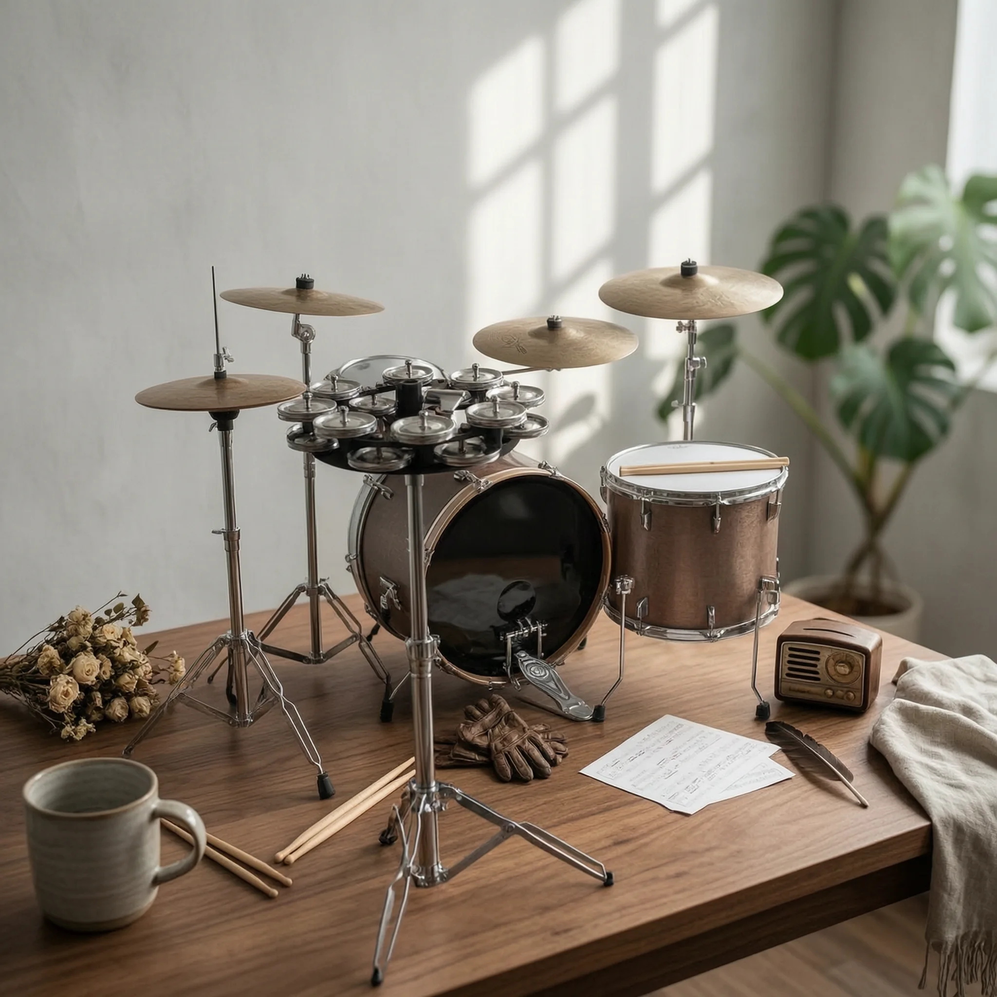 Drum Cymbal Effect Bell Easy to Install Cymbal Shaker Loop Music Accessory for Drummers, Stage Performance