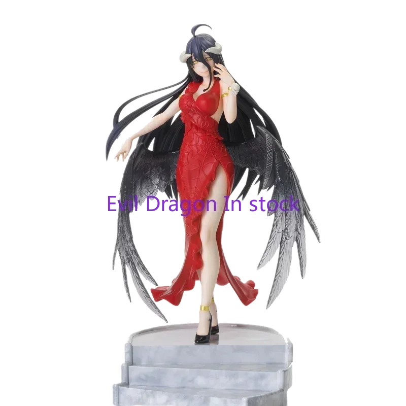 

Genuine Overlord Anime Figure Albedo Red Dress Action Figure Toys for Boys Girls Kids Gift Collectible Model Ornaments