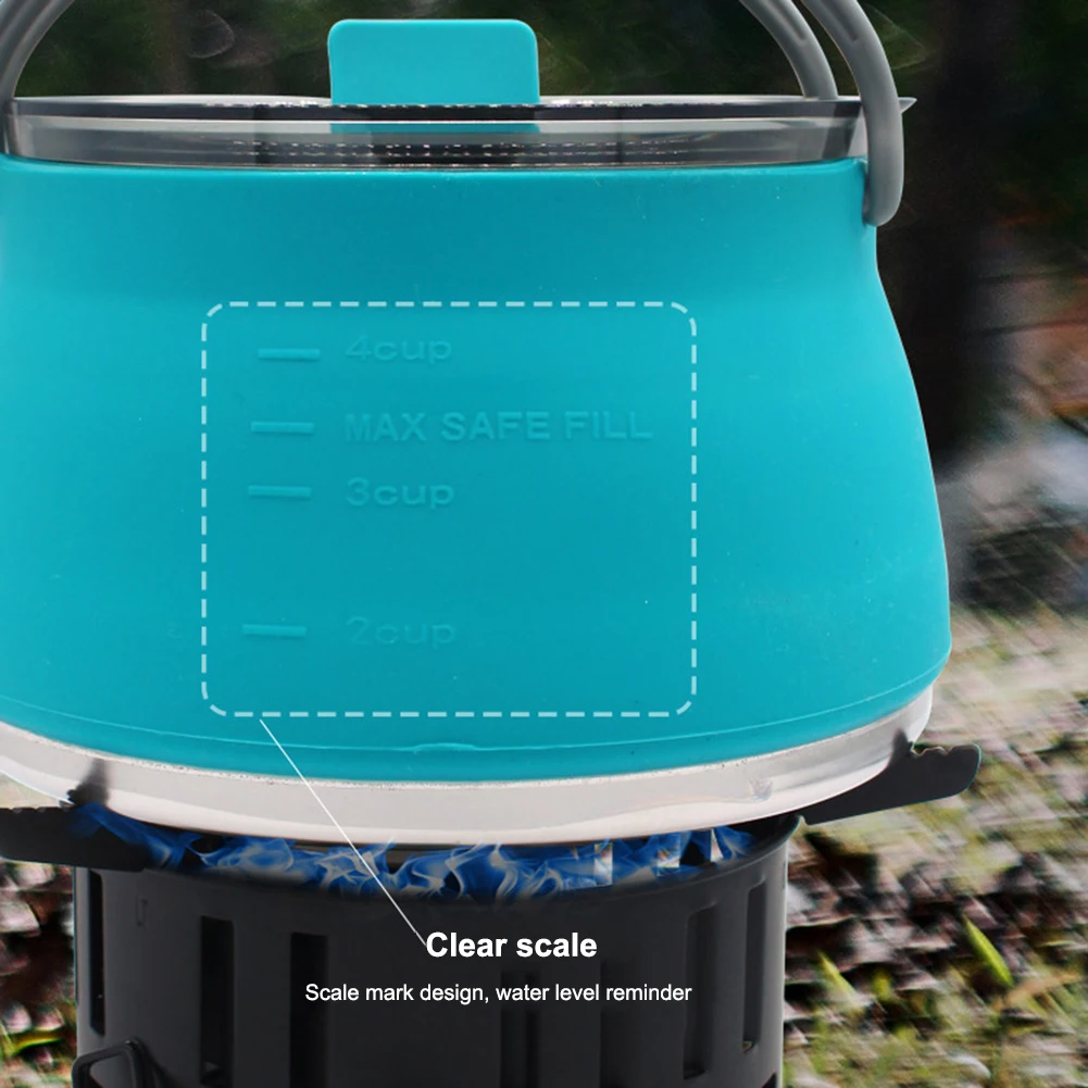 Camping Cooking Gifts - 1L Camping Cook Pot Camping Kettle
