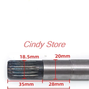 دراجة ثلاثية العجلات الكهربائية الصلب تحمل المحور الخلفي ، استبدال عمود القيادة ، 18 سنا 9 رمح الرأس 6205 ، 1 قطعة أعلى 8 مبيعات المحور دراجة ثلاثية العجلات - رقم 6