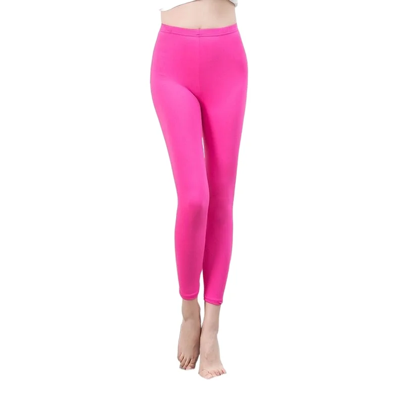 Mallas Push Up de cintura alta para mujer, pantalones deportivos suaves, Color puro