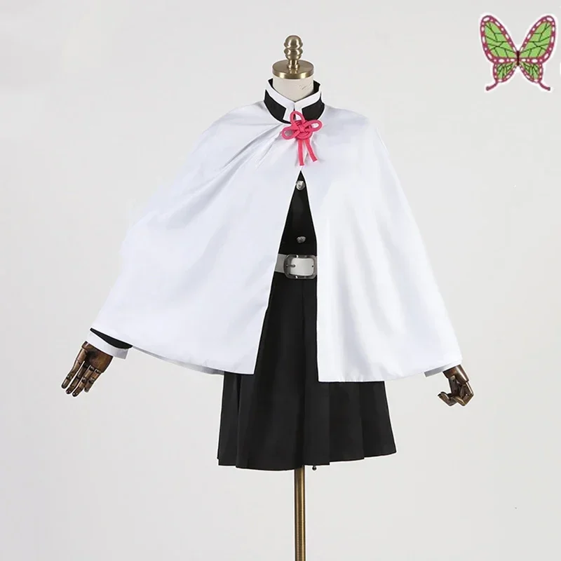 Disfraz de Cosplay de Anime Demon Slayer, traje de kimono Kanao Tsuyuri Kanawo para mujer, Halloween