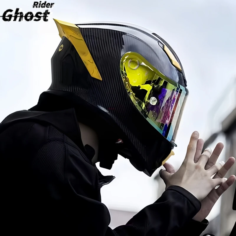 forged-carbon-fiber-flip‑up-modular-motorcycle-helmet-dual-visor-full‑face-motorbike-helmet-for-street-racing-riding
