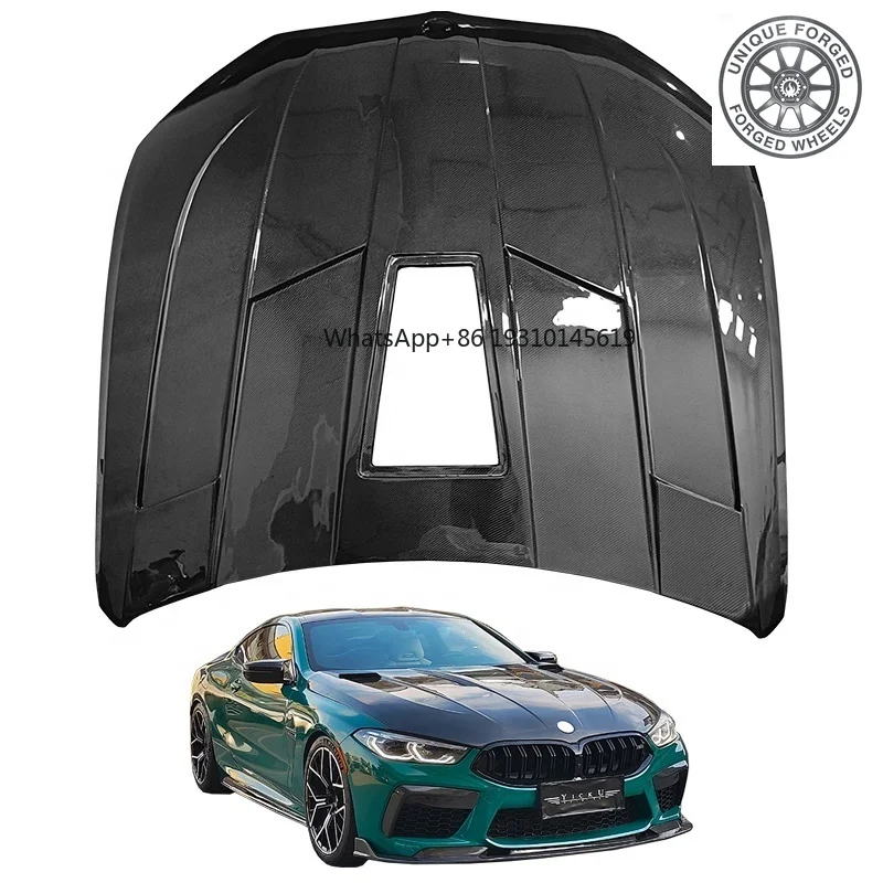 

26 Style New Development Carbon Fiber Transparent Engine Cover 2018-2022 Suitable For BMW 8 Series M8