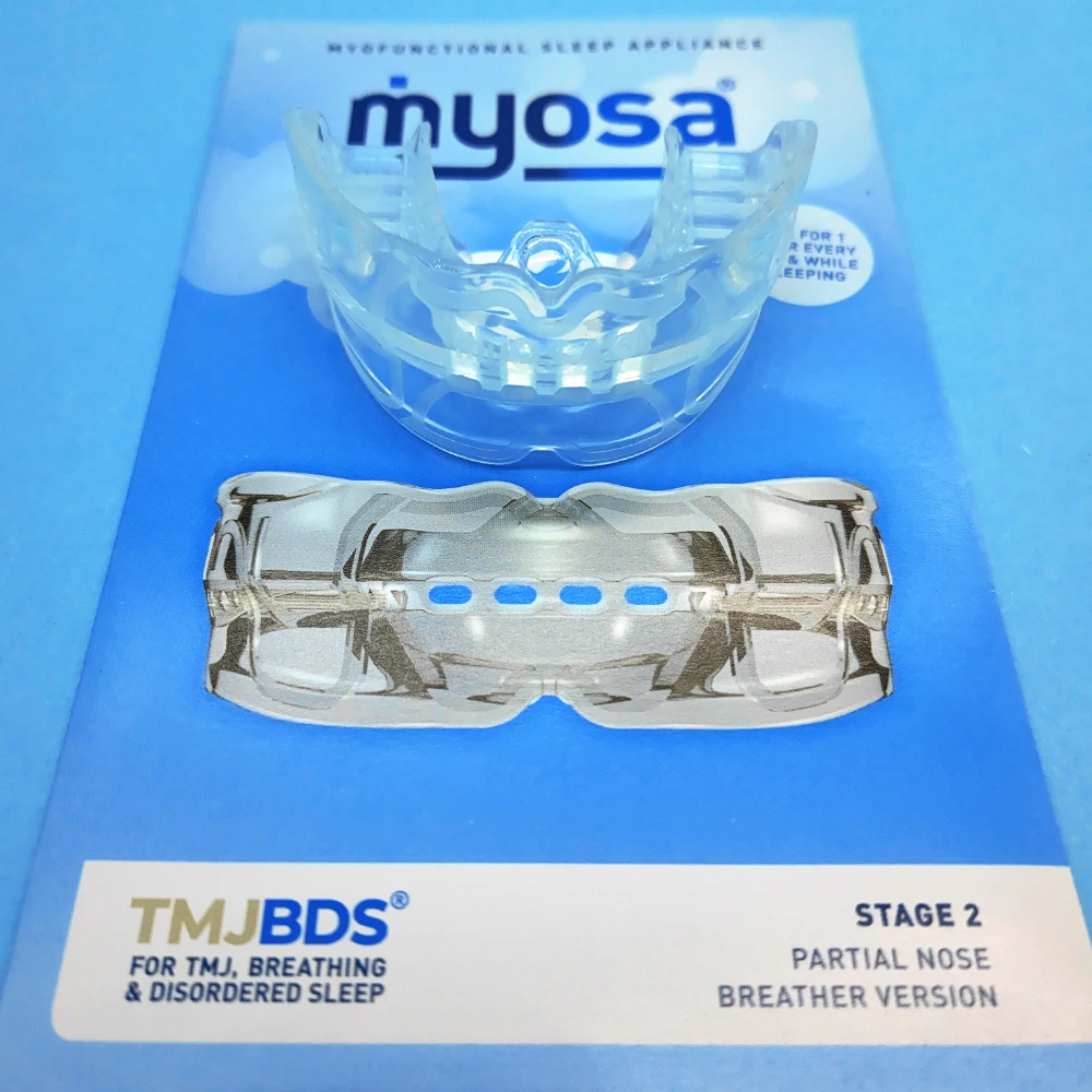 MyOSA S2  For TMJ Breathing Disordered Sleep Myofunctional Sleep Appliance TMJ.BDS S2 Dental Intra-oral Teeth Trainer Appliance