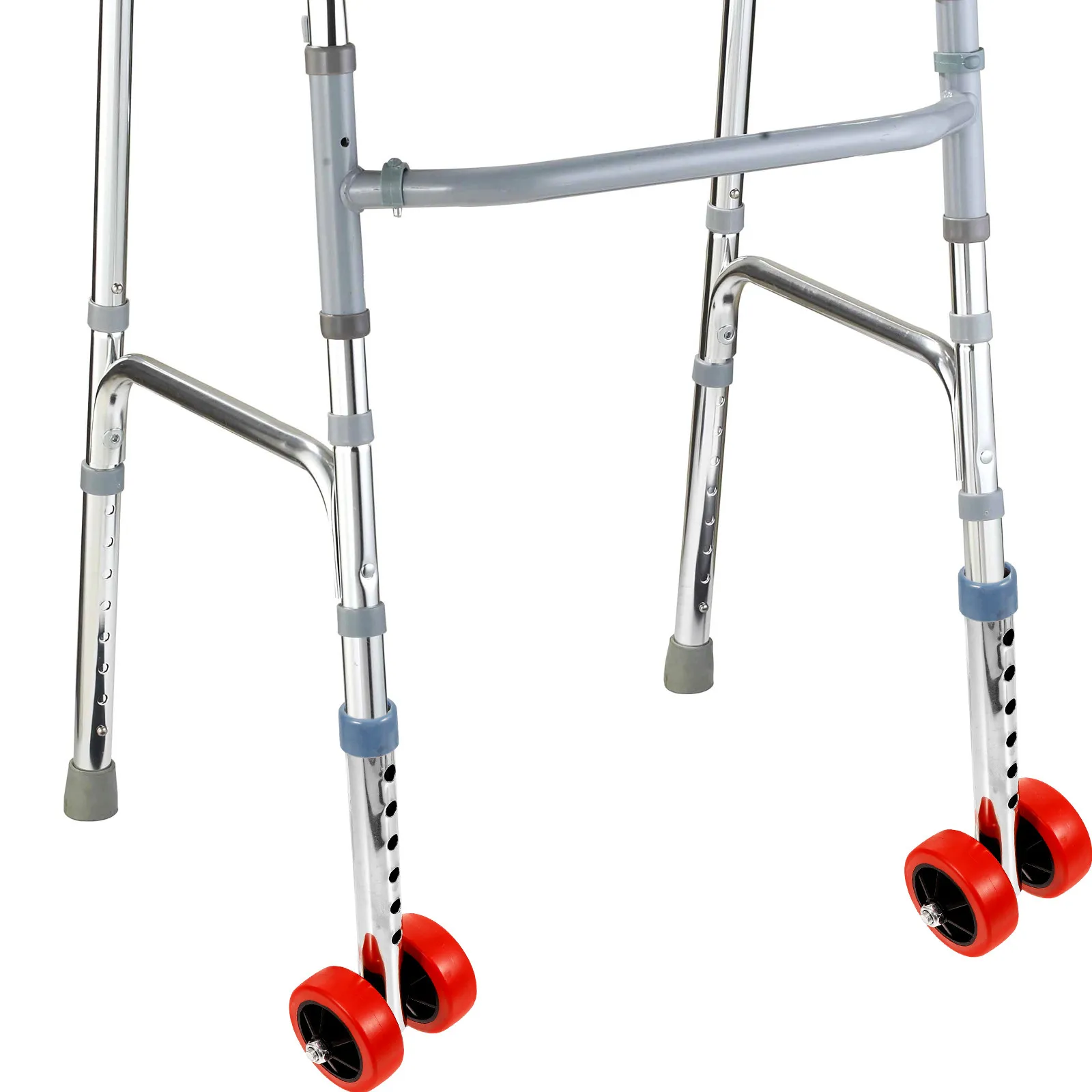 

2 шт. Универсальные усиленные колеса для ходунков, износостойкие, сменные, для инвалидных колясок, резиновые ролики для ходунков, запасные колеса