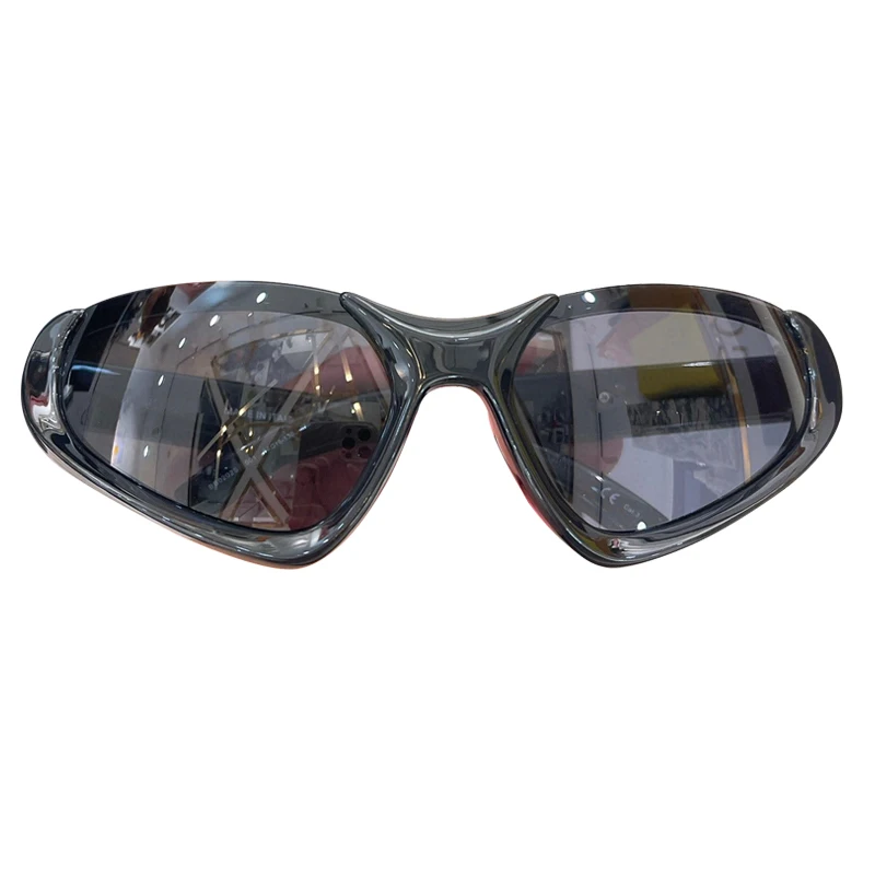 

New Outdoor Sports Punk Sunglasses Women Brand Designer Half Frame Goggle Men Luxury Sun Glasses Colorful Mirror Bicycle Eyewear