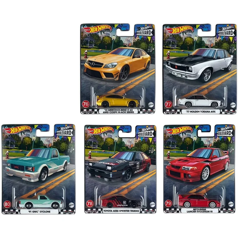 

Free Shipping Hot Wheels 5 Pack Premium Boulevard Real Riders Diecasts & Toy Vehicles 1/64 Hotwheels Model Car Toy Car R CASE