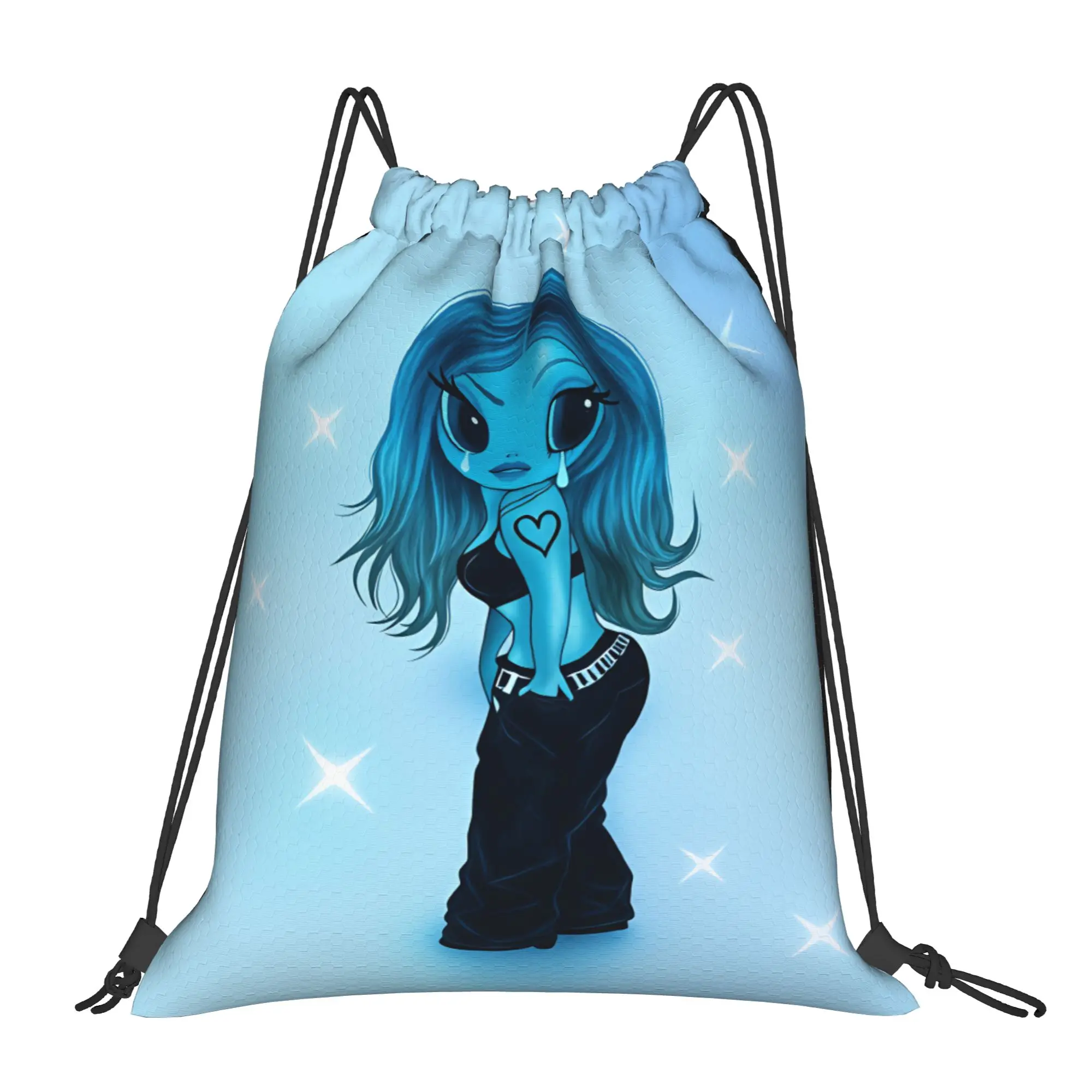 Drawstring Bag Karols G Backpack No Me Arrepiento De Sentir Tanto Waterproof Waterproof Football Gym Sackpack String Bags