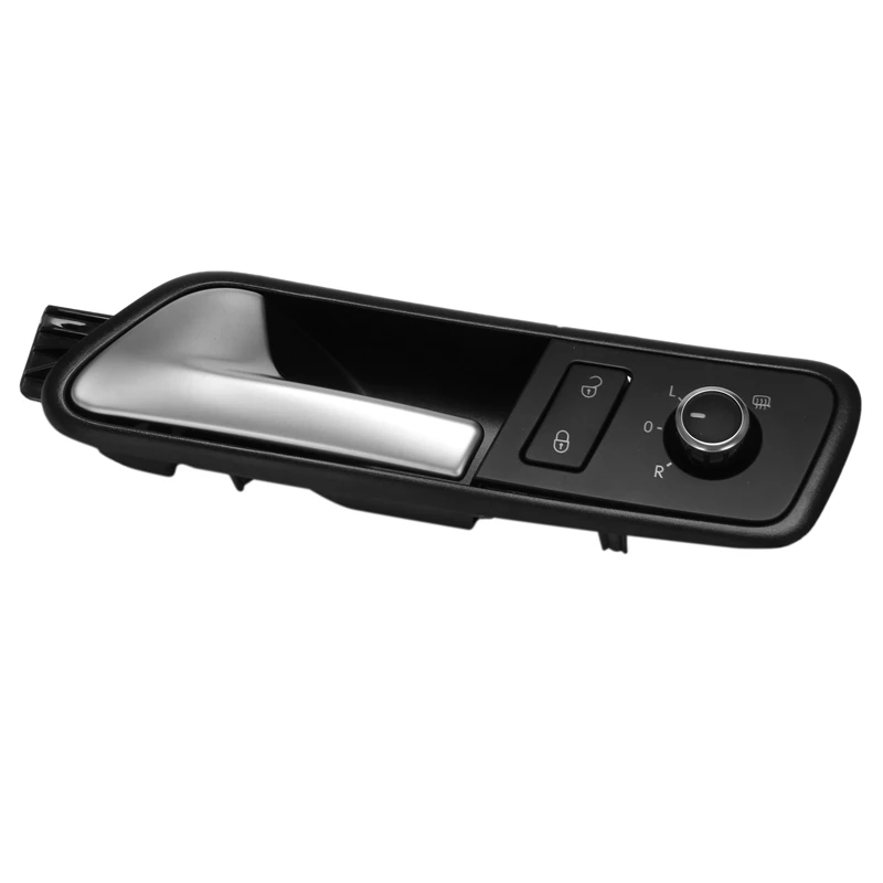 Inner Door Handle With Door Lock Swith Rearview Mirror Control Knob Switch For- Touran 2005-2012 1TD837113 1T1962125