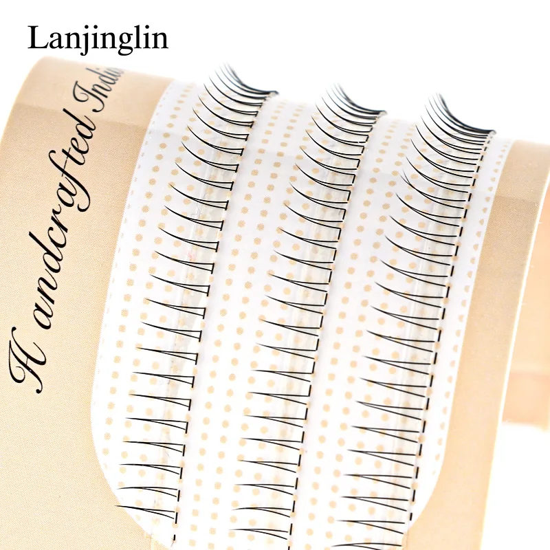 Individual Lashes 120 Clusters V-Shaped Lower Eyelashes 5/6/7mm Natural Lower Under Eyelash Easy Grafting Makeup Extension Tools