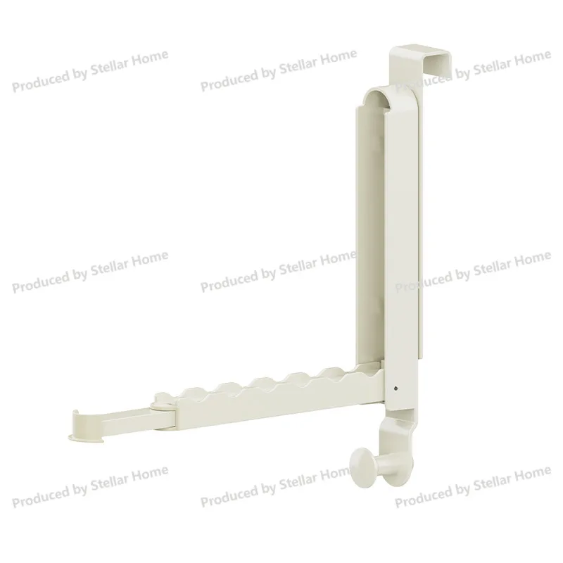 No-Drill Door Hook Door Hanger Clothes Hanger Multifunctional Aluminum Alloy Telescopic Foldable Door Hanger