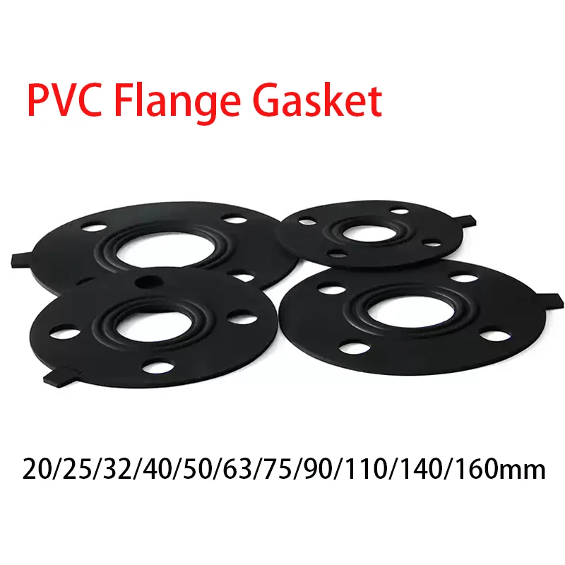 1-20pcs Round with Holes Flange Gasket EPDM Sealing Washer Acid and Alkali Resistant Corrosion Rresistance Leather Cushion