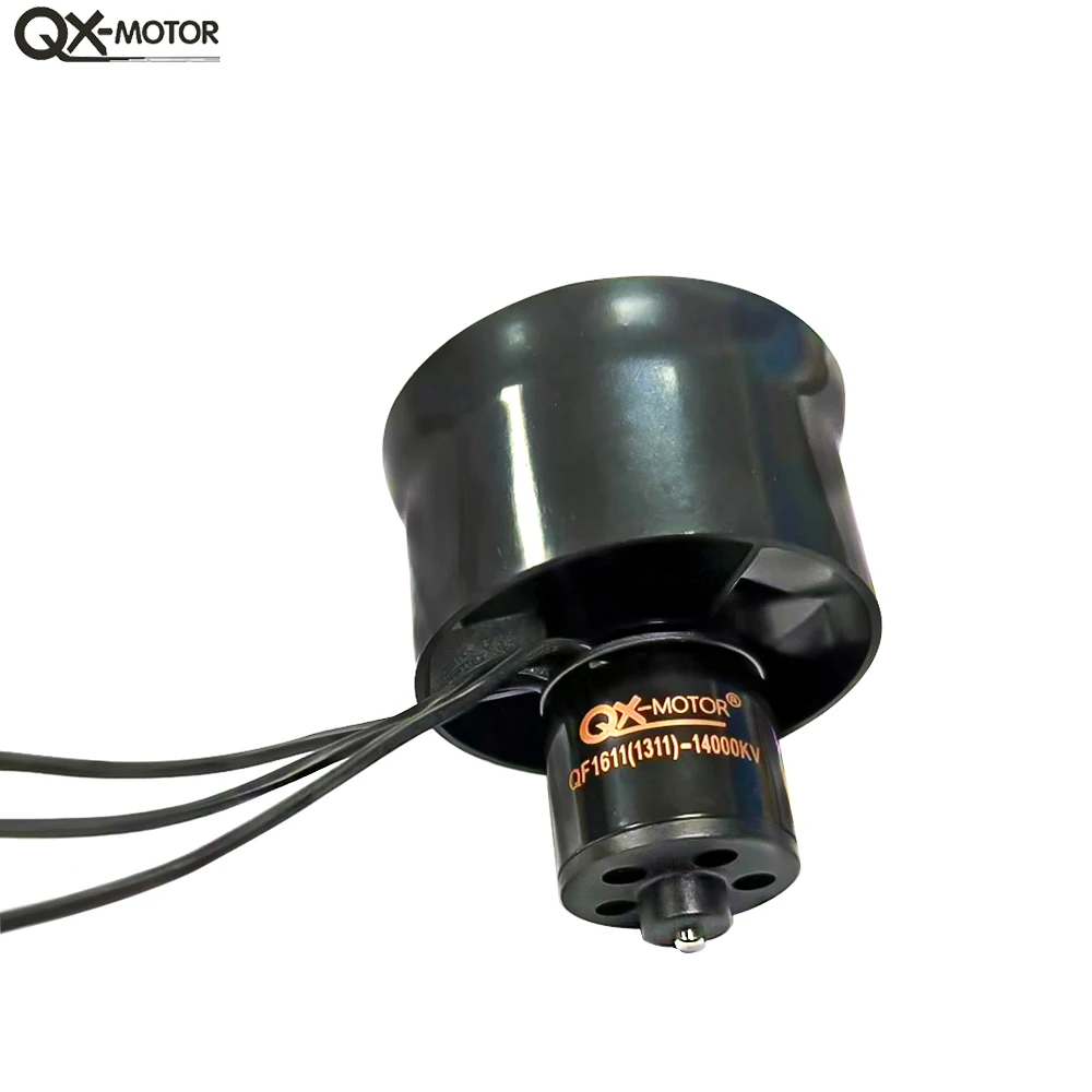 QX-Motor 30mm 6 Blades EDF With Brushless Motor QF1611 7000KV 14000KV 6000KV 5000KV for Jet Helicopter Drone Fixed-wing Parts