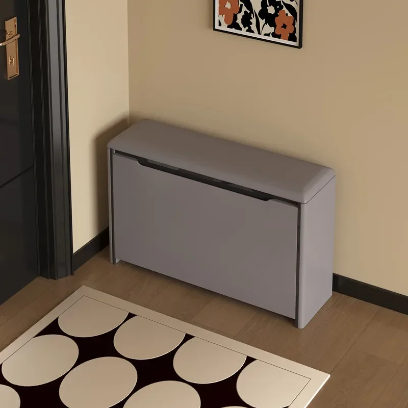 مقعد ضيق للغاية، مقعد تغيير الأحذية، خزانة الأحذية، الجلوس، الخشب الصلب، الدخول، الباب، المنزل #2