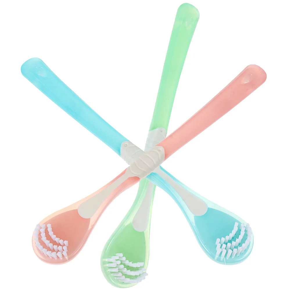 3 шт. скребки для языка, тонкая работа, гладкие края, инструменты для чистки языка, уменьшают неприятный запах изо рта, улучшает здоровье полости рта, многофункциональные